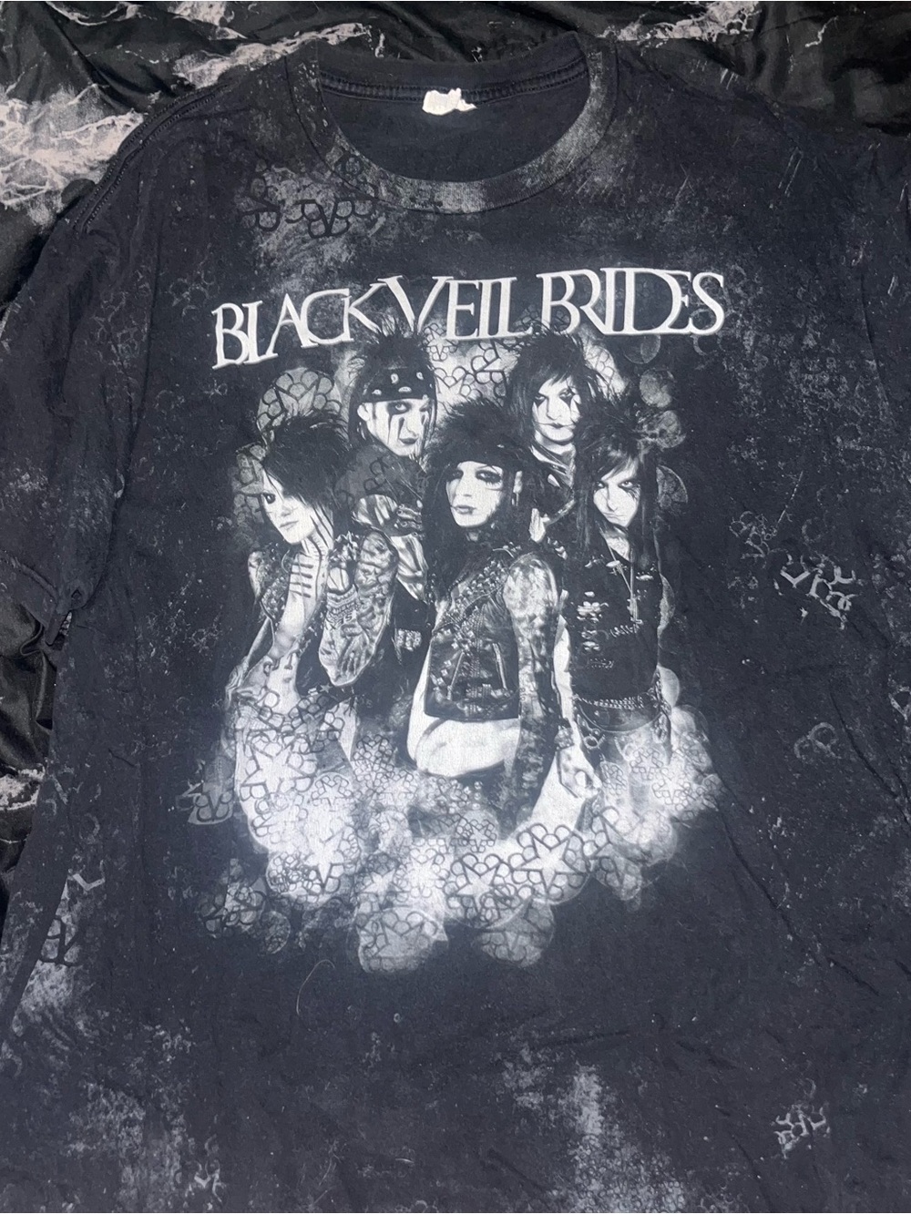 Graphic band tee Black veil brides size xL